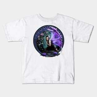 Night Fairy Butterfly Kids T-Shirt